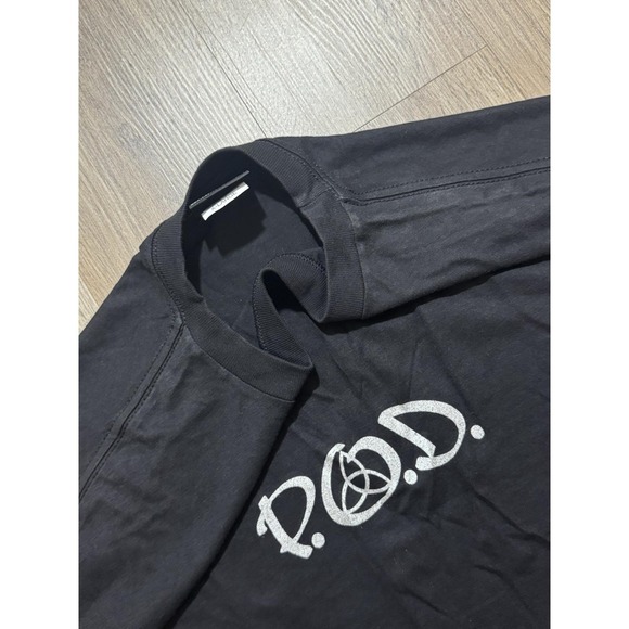 Y2K P.O.D. Payable On Death Satellite Black T Shirt Size XL - Picture 6 of 8